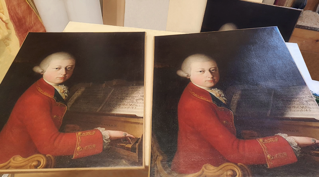 Una replica 3D in mostra, il “Ritratto di W.A. Mozart all’età di 13 anni”
